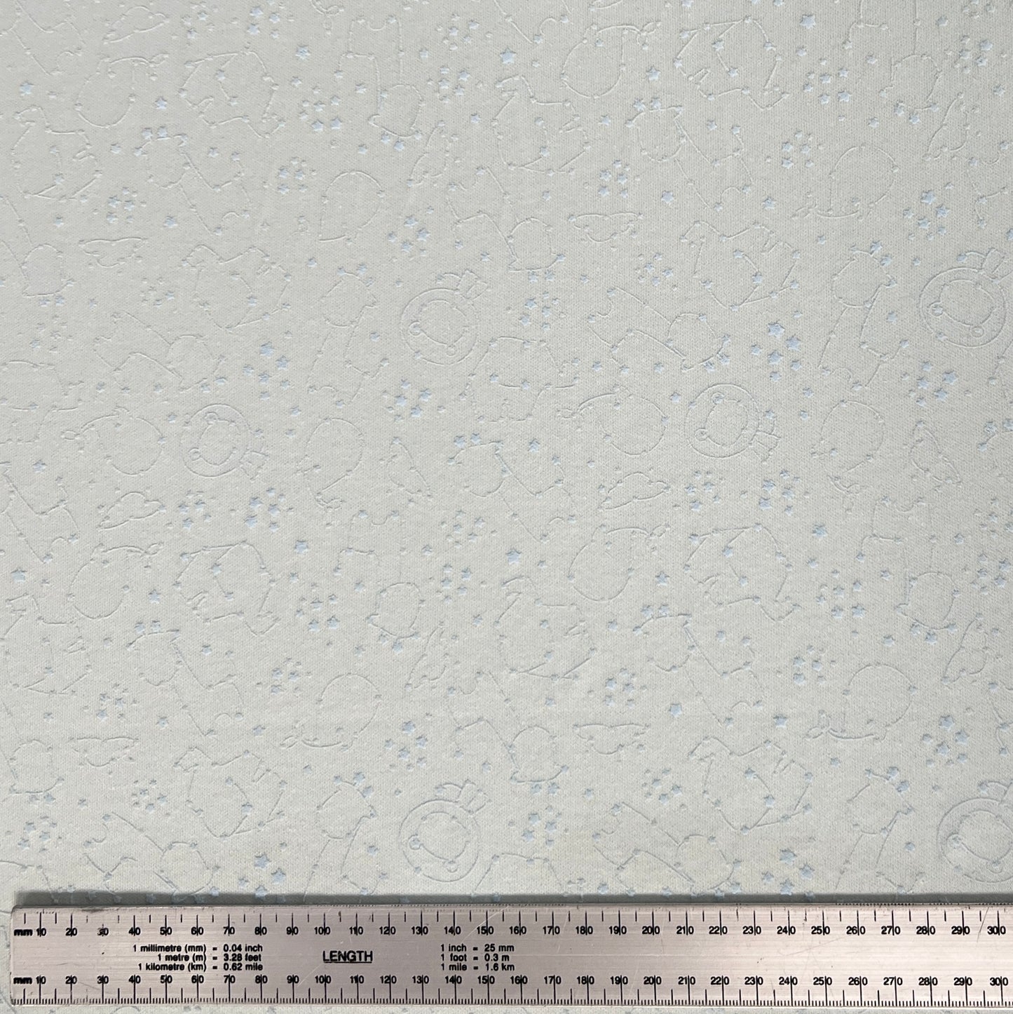 Interlock 30/1 Constelación Celeste con Relieve