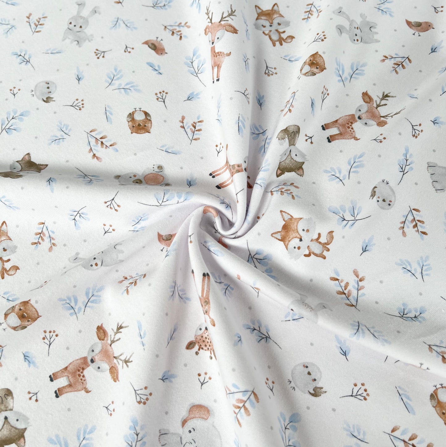 Interlock 30/1 Animalitos Cute Celeste