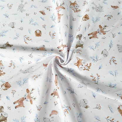 Interlock 30/1 Animalitos Cute Celeste