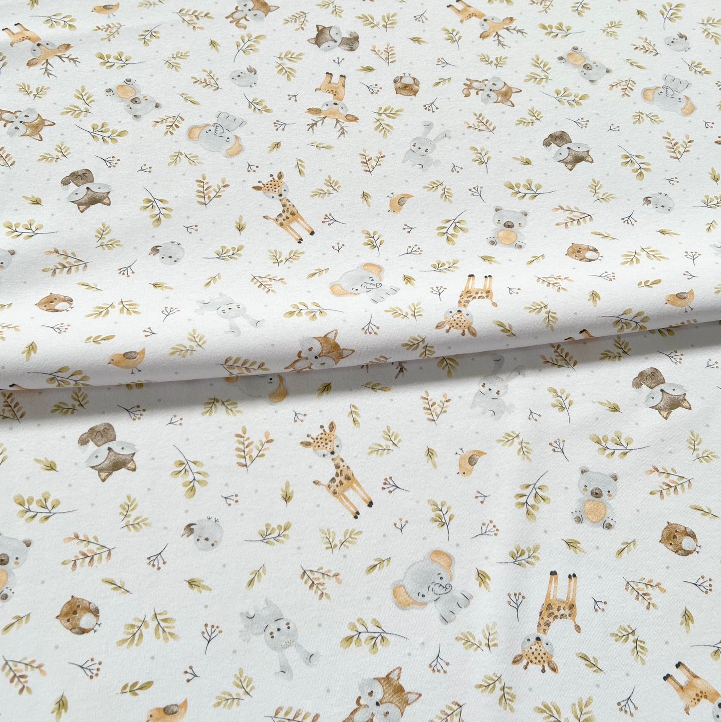 Interlock 30/1 Animalitos Cute Beige