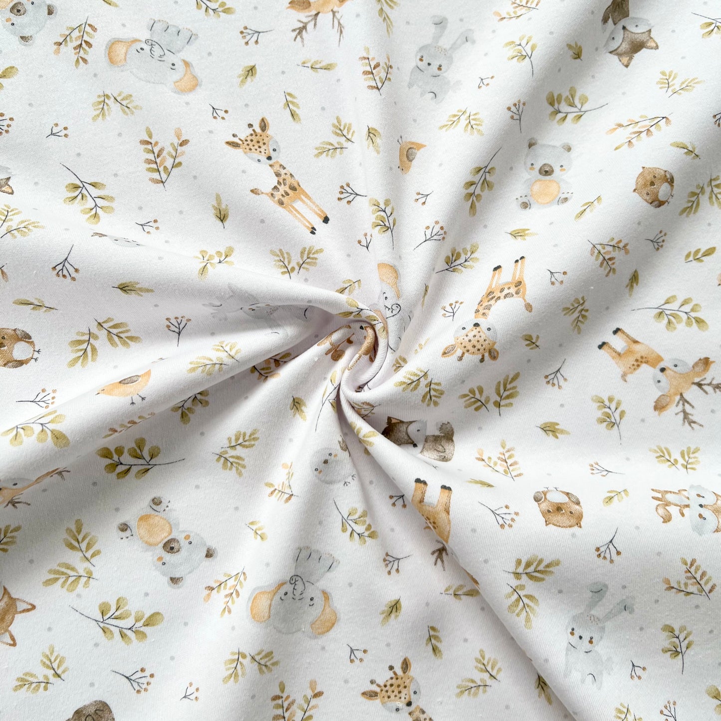 Interlock 30/1 Animalitos Cute Beige