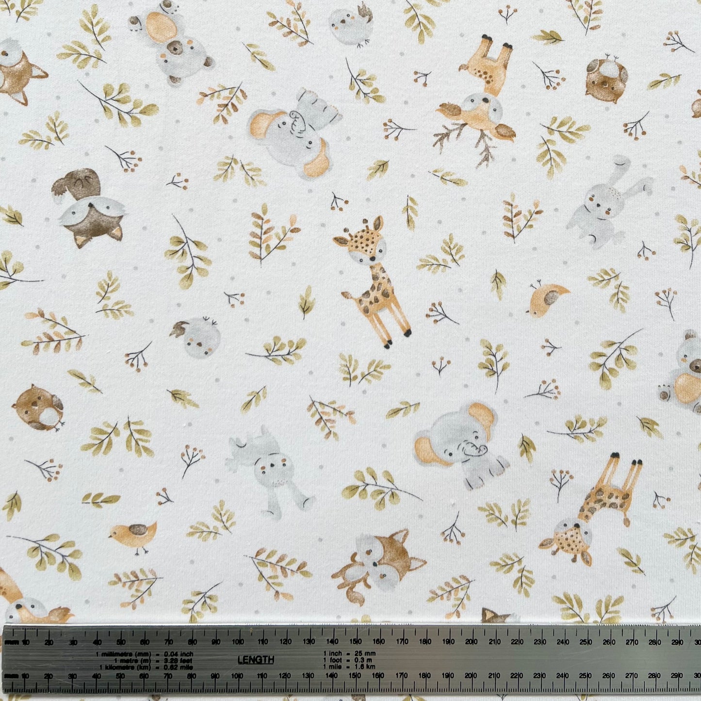 Interlock 30/1 Animalitos Cute Beige