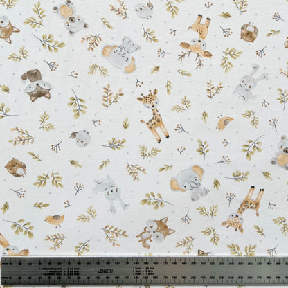 Interlock 30/1 Animalitos Cute Beige