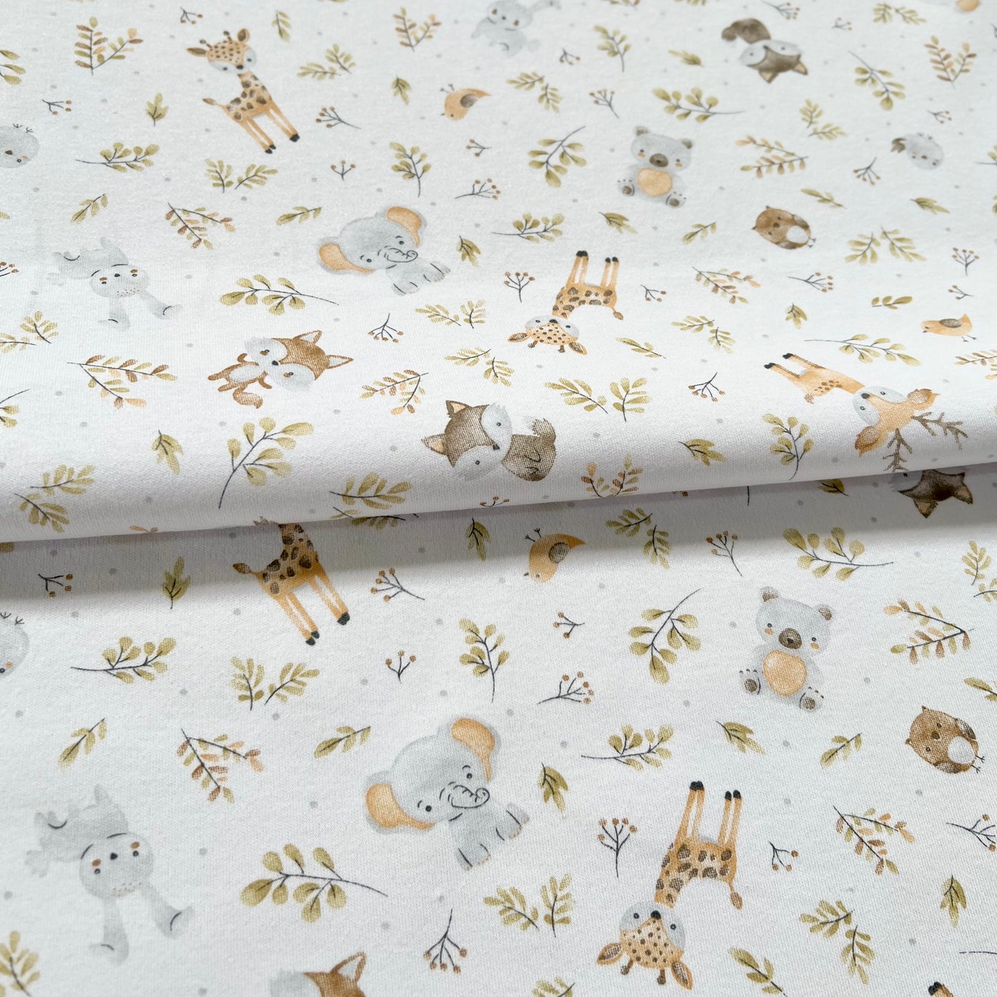 Interlock 30/1 Animalitos Cute Beige