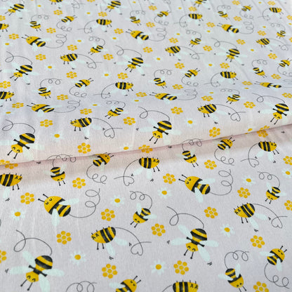 Interlock 30/1 Abejitas Rosa