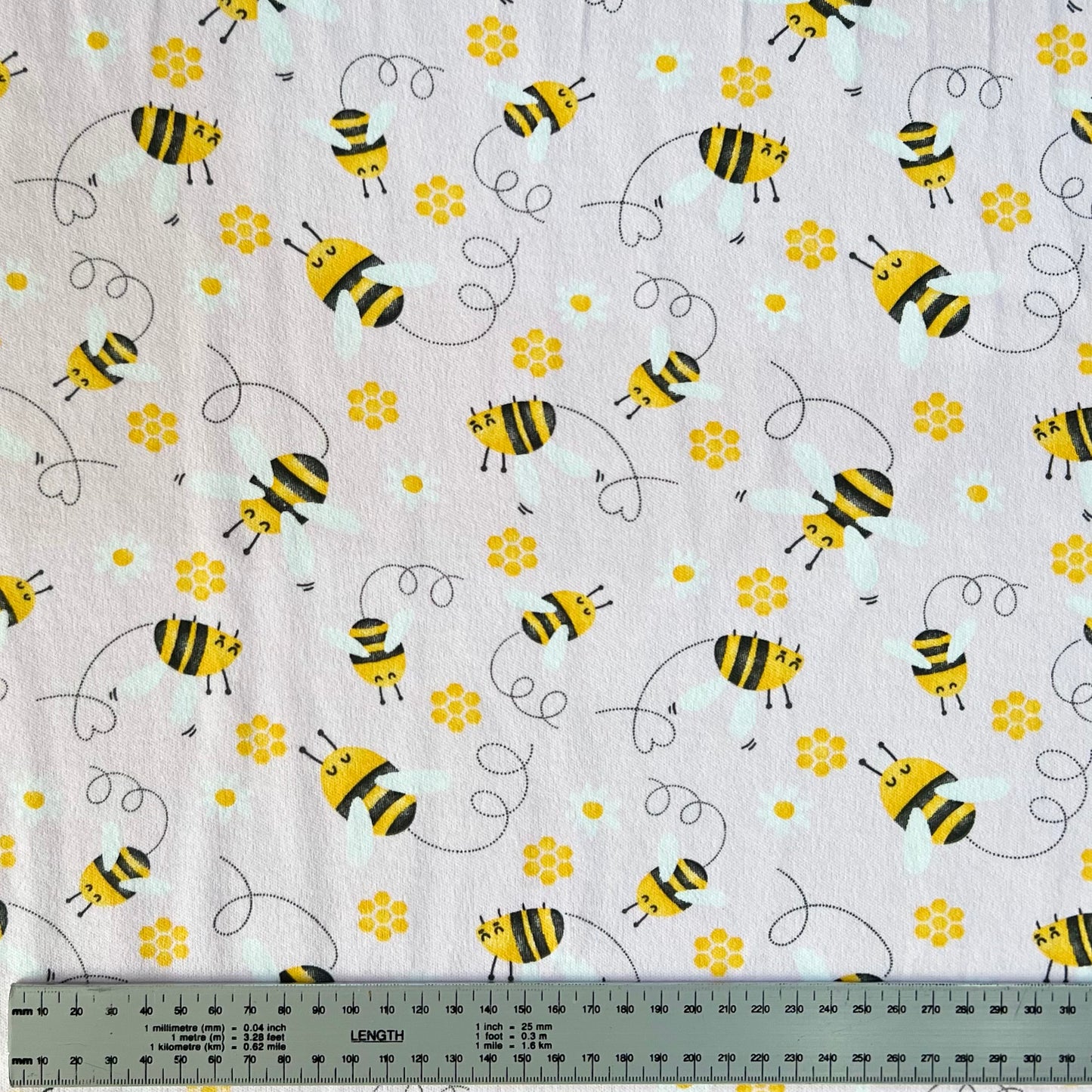 Interlock 30/1 Abejitas Rosa