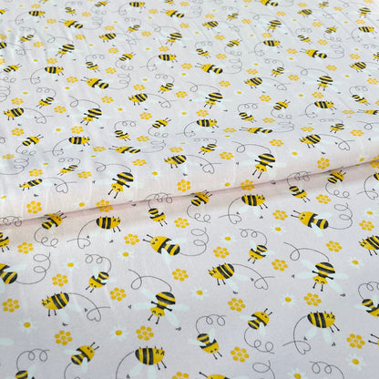 Interlock 30/1 Abejitas Rosa