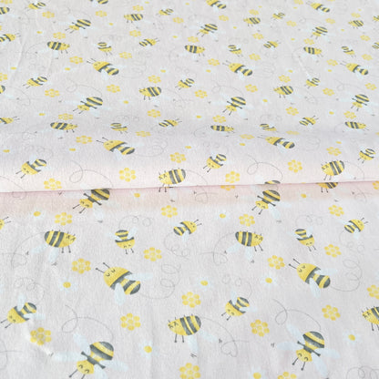 Interlock 30/1 Abejita Rosa Pastel