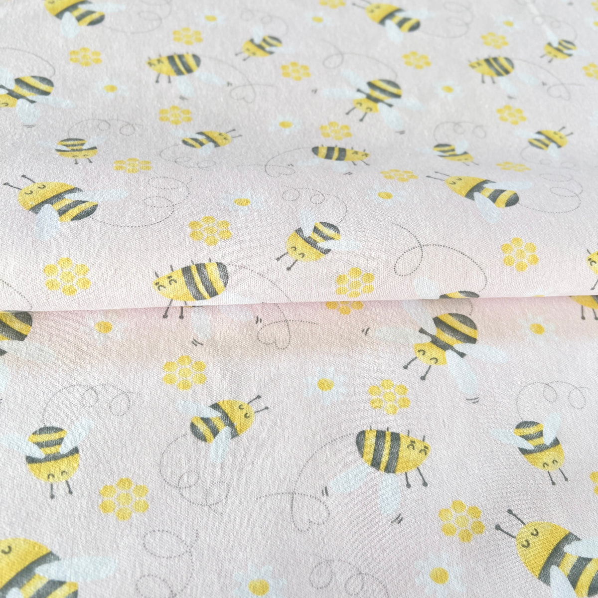 Interlock 30/1 Abejita Rosa Pastel