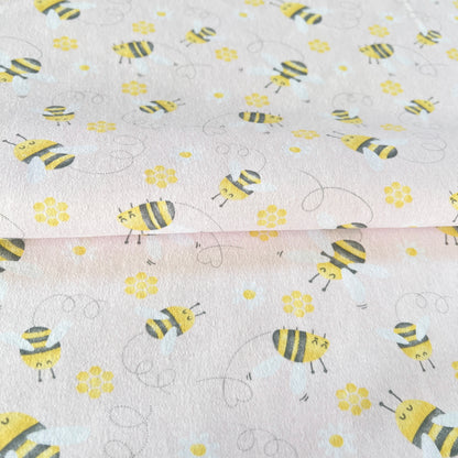 Interlock 30/1 Abejita Rosa Pastel