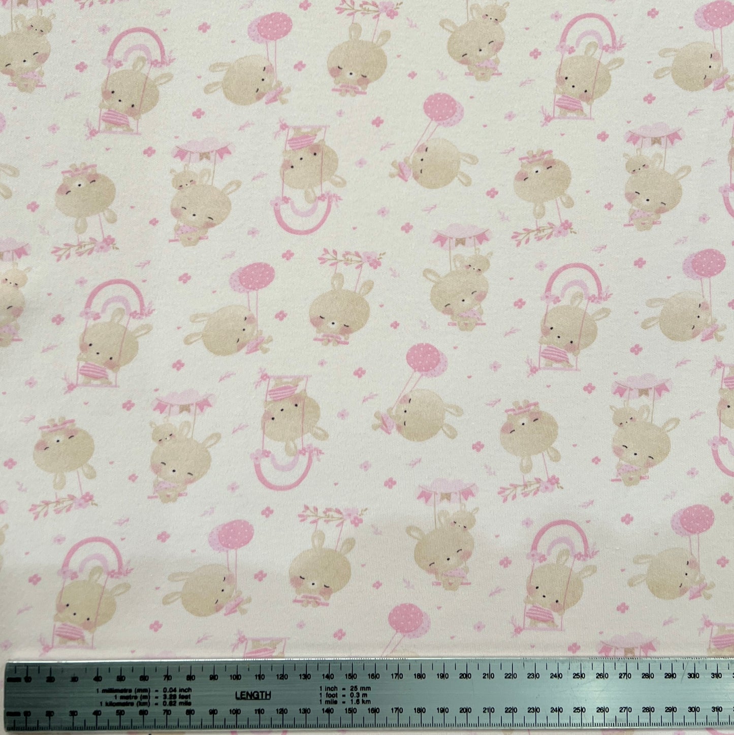 Interlock 30/1 Bunnys Rosa
