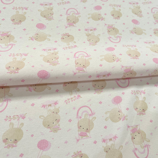 Interlock 30/1 Bunnys Rosa