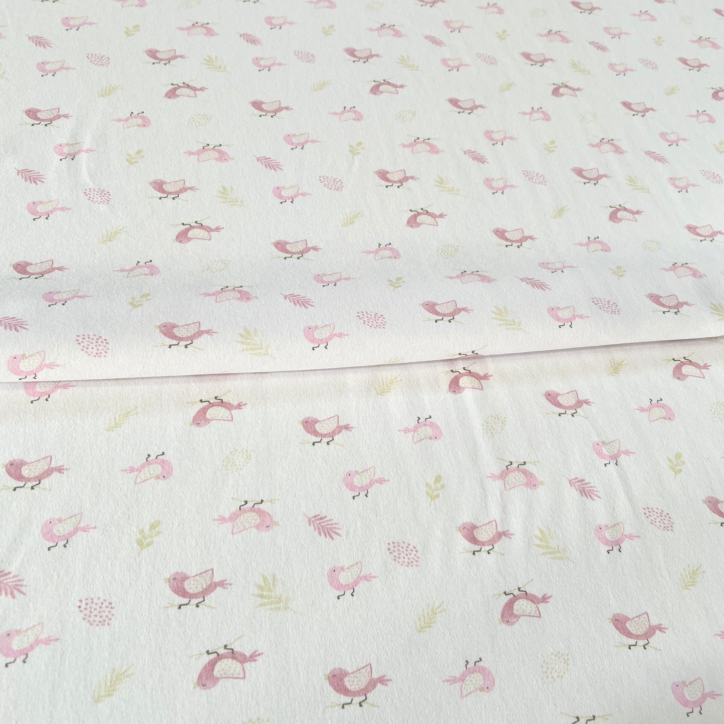 Interlock 30/1 Pajaritos Rosa