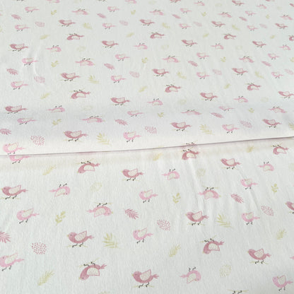 Interlock 30/1 Pajaritos Rosa