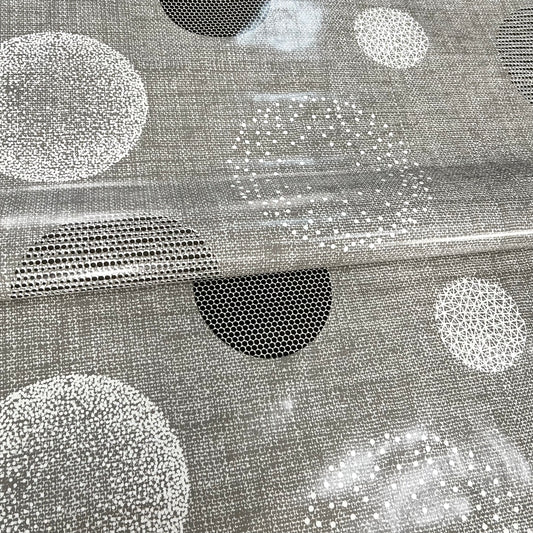 Mantelería Premium Círculos Gris