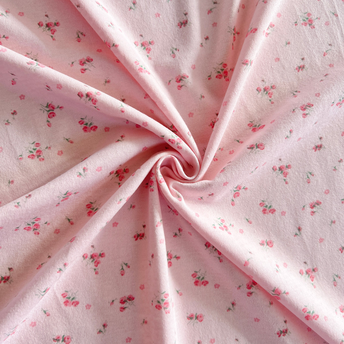 Jersey 30/1 Flowers Rosa
