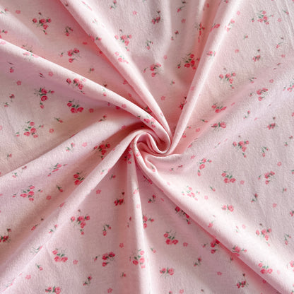 Jersey 30/1 Flowers Rosa