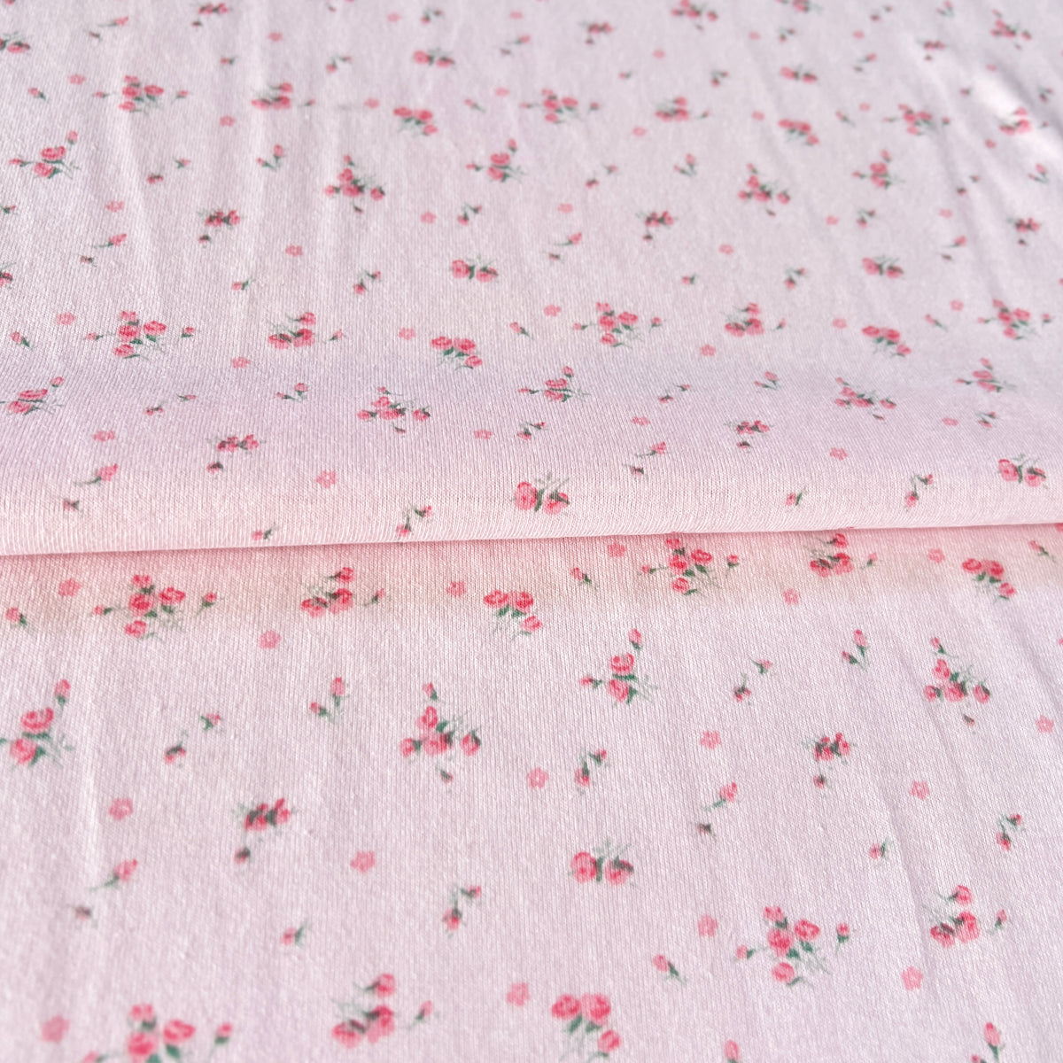 Jersey 30/1 Flowers Rosa