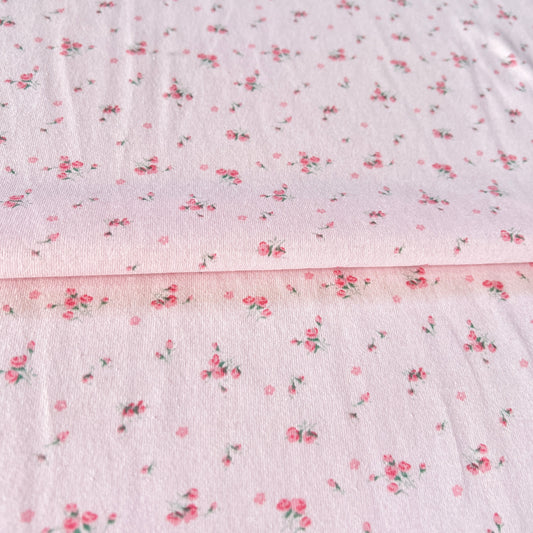 Jersey 30/1 Flowers Rosa