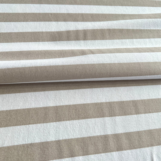 Jersey 30/1 Raya Beige 2cm