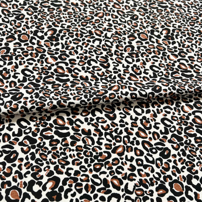 Jersey 30/1 Animal Print Beige