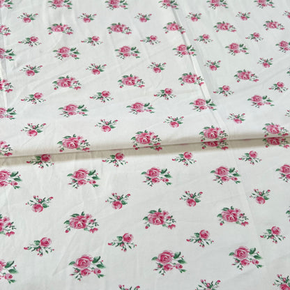 Jersey 30/1 c/lycra Rosas Fondo Natural