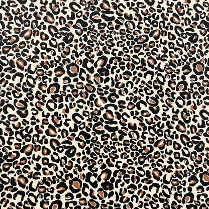 Gabardina Animal Print Beige