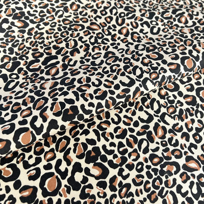 Gabardina Animal Print Beige