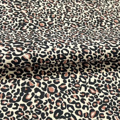 Gabardina Animal Print Beige