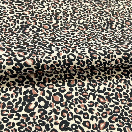 Gabardina Animal Print Beige