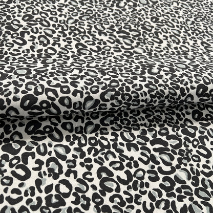 Gabardina Animal Print Gris