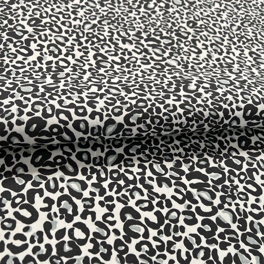 Gabardina Animal Print Gris