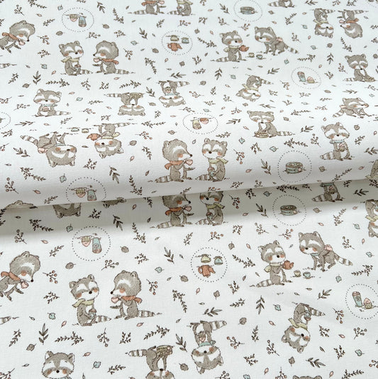 Gabardina Mapaches Beige
