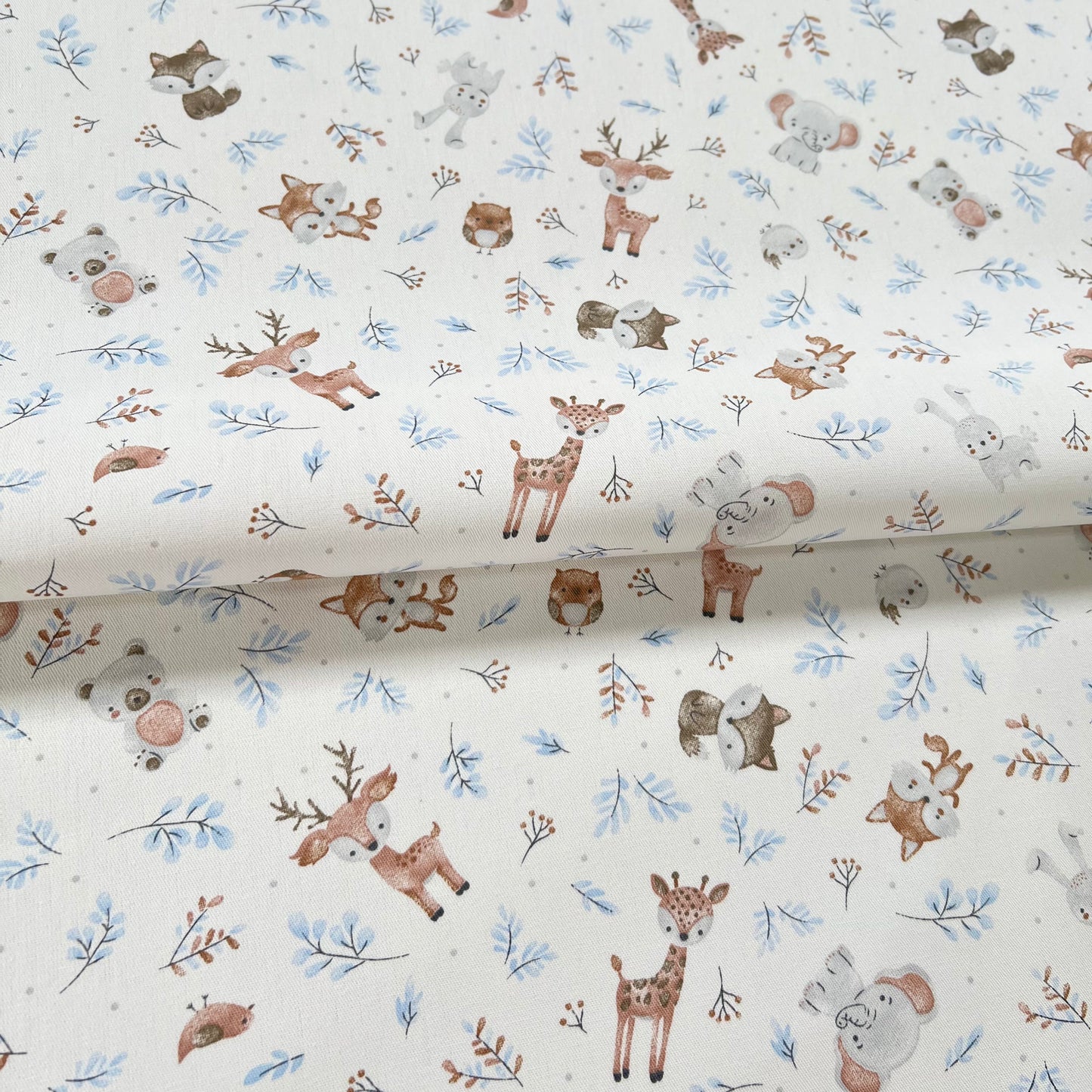 Gabardina Animalitos Cute Celeste