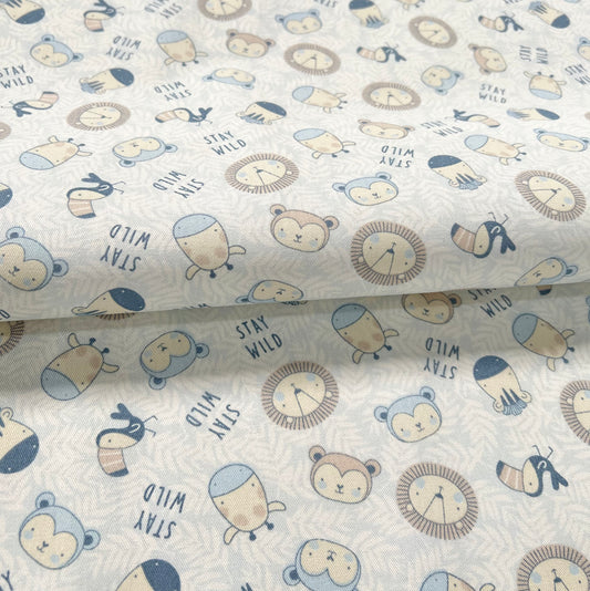 Gabardina Mini Safari Celeste