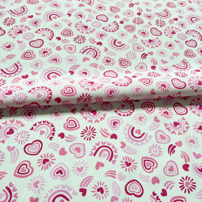 Gabardina Corazones Rosa