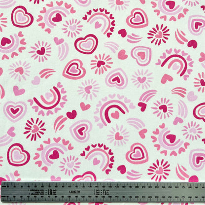 Gabardina Corazones Rosa