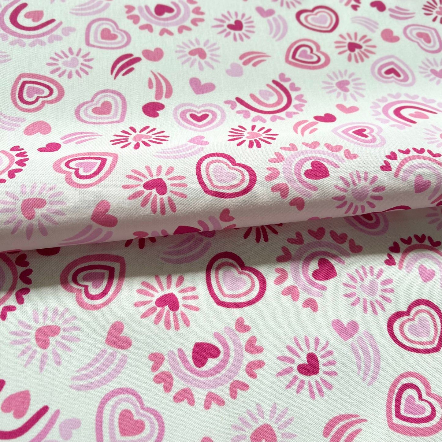 Gabardina Corazones Rosa