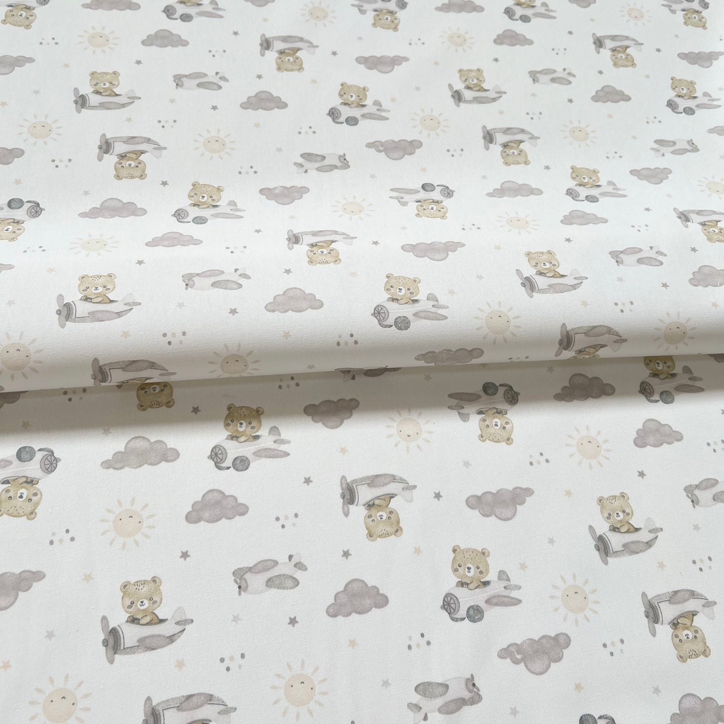 Gabardina Aviones Gris