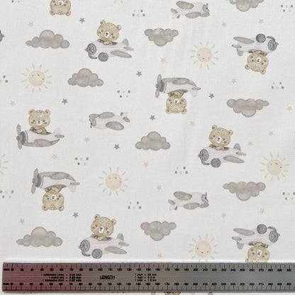 Gabardina Aviones Gris