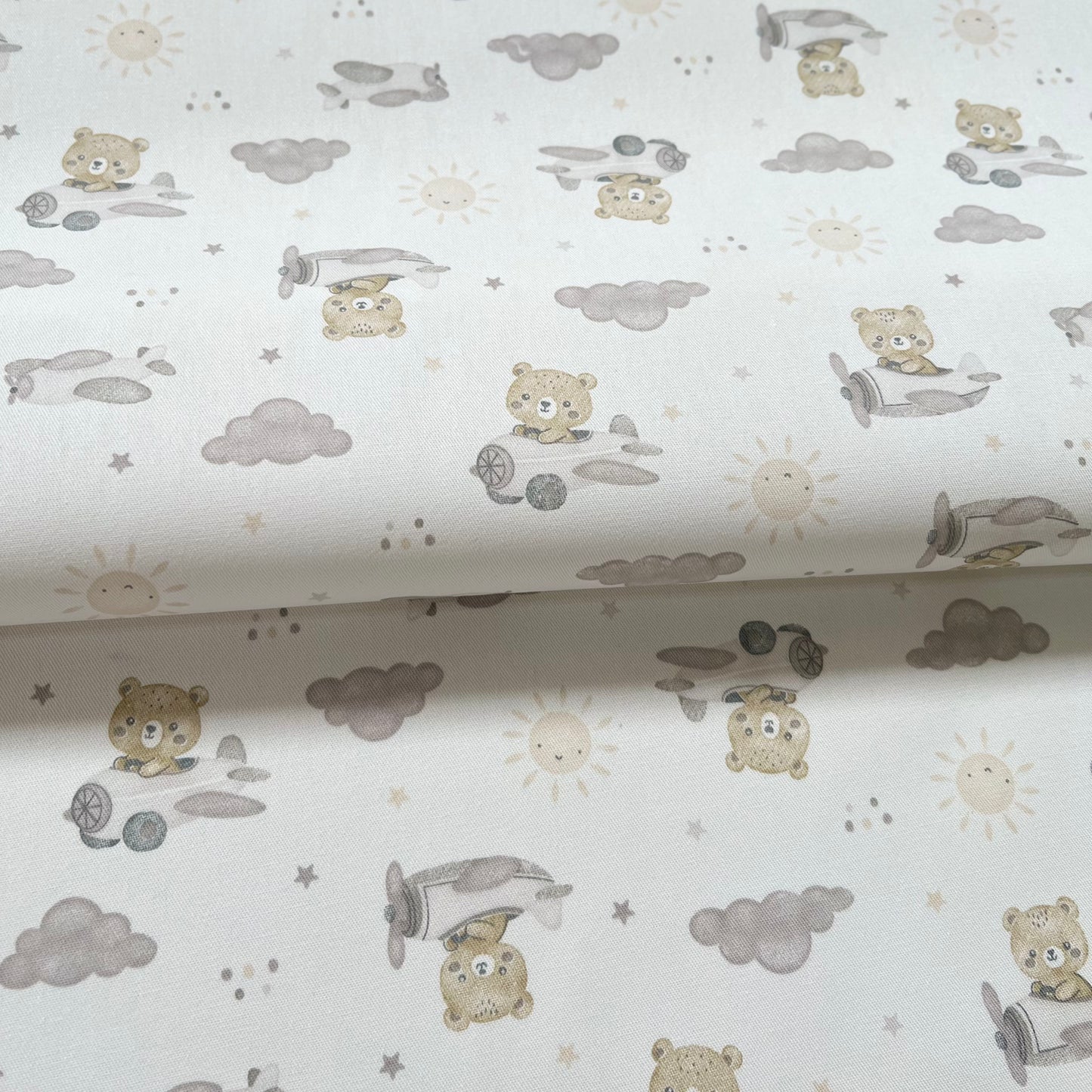 Gabardina Aviones Gris