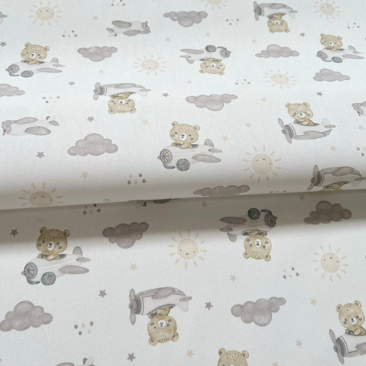 Gabardina Aviones Gris