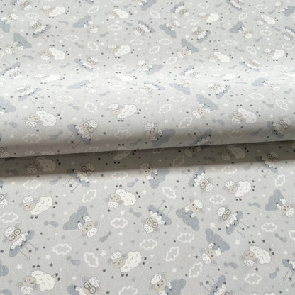 Gabardina Ovejitas Gris