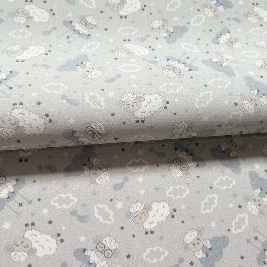 Gabardina Ovejitas Gris