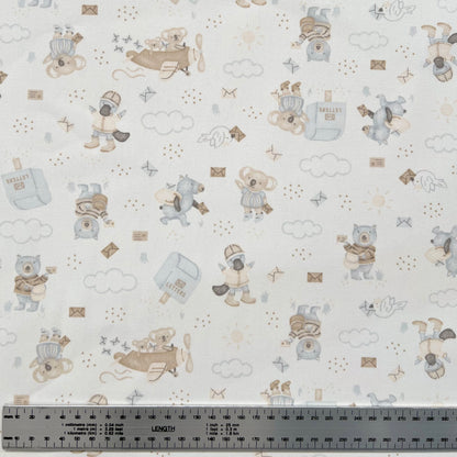 Gabardina Correo Celeste