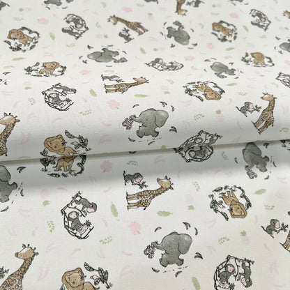 Gabardina Monitos Rosa