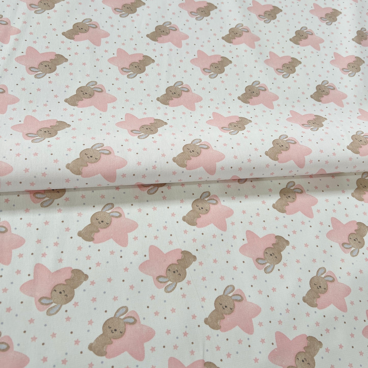 Gabardina Conejo Estrellita Rosa