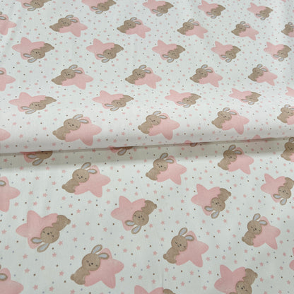 Gabardina Conejo Estrellita Rosa