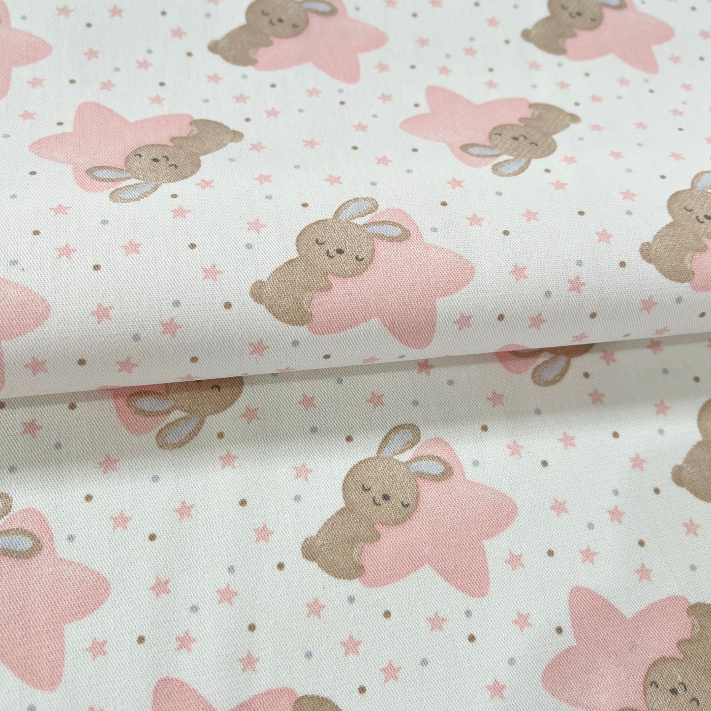 Gabardina Conejo Estrellita Rosa