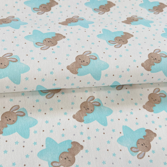 Gabardina Conejo Estrellita Celeste